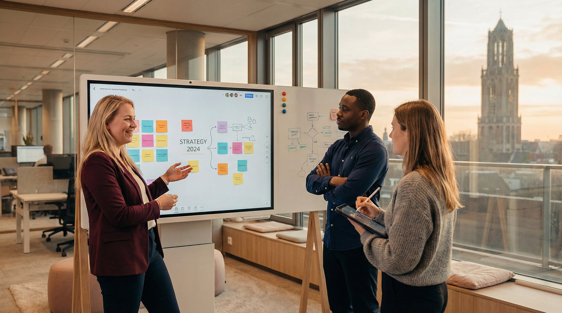 Fasoma team brainstorming sessie